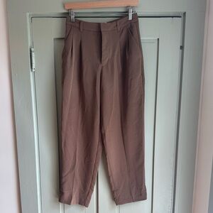 Madewell Brown Tapered Pants